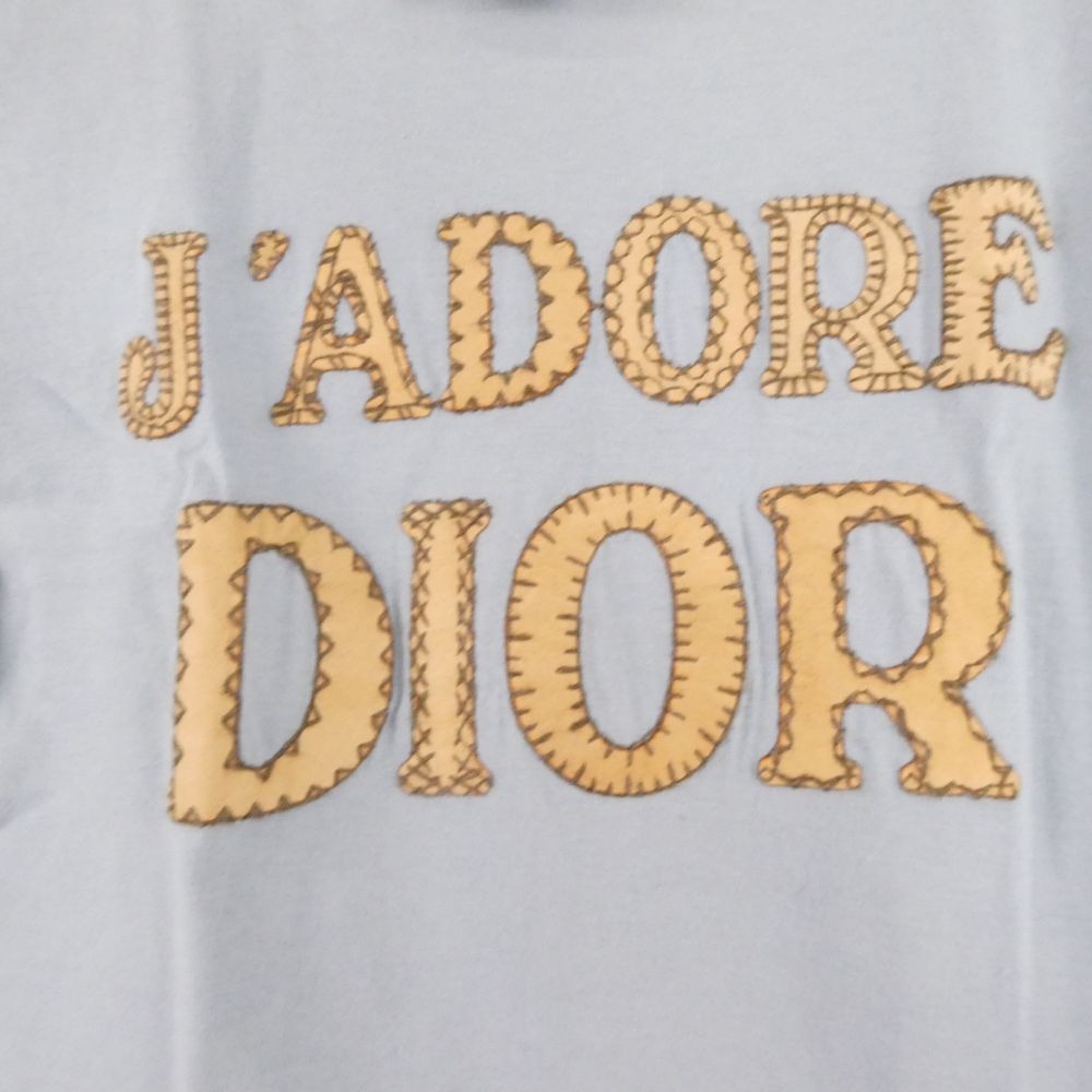 Dior 2003 J'adore Dior Vintage T-Shirt Patch Blue Logo | eBay