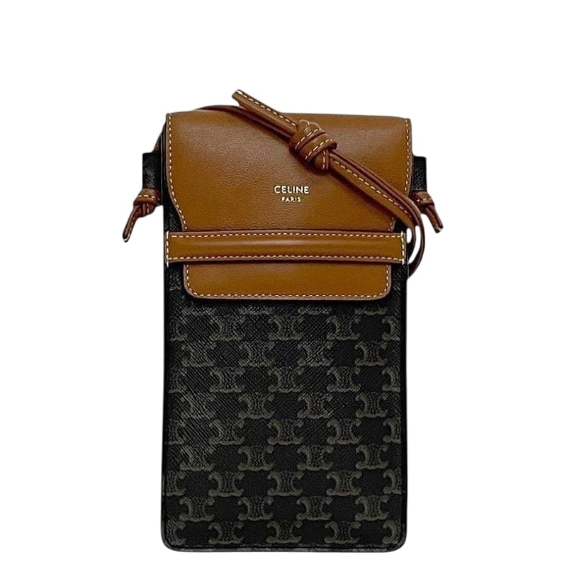 Celine Triomphe Shoulder Black — The Quiet Flex